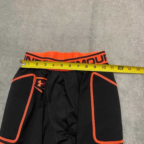 Under Armour PTH Padded Baseball Sliding Compression Shorts Men's Small Black - Picture 5 of 10